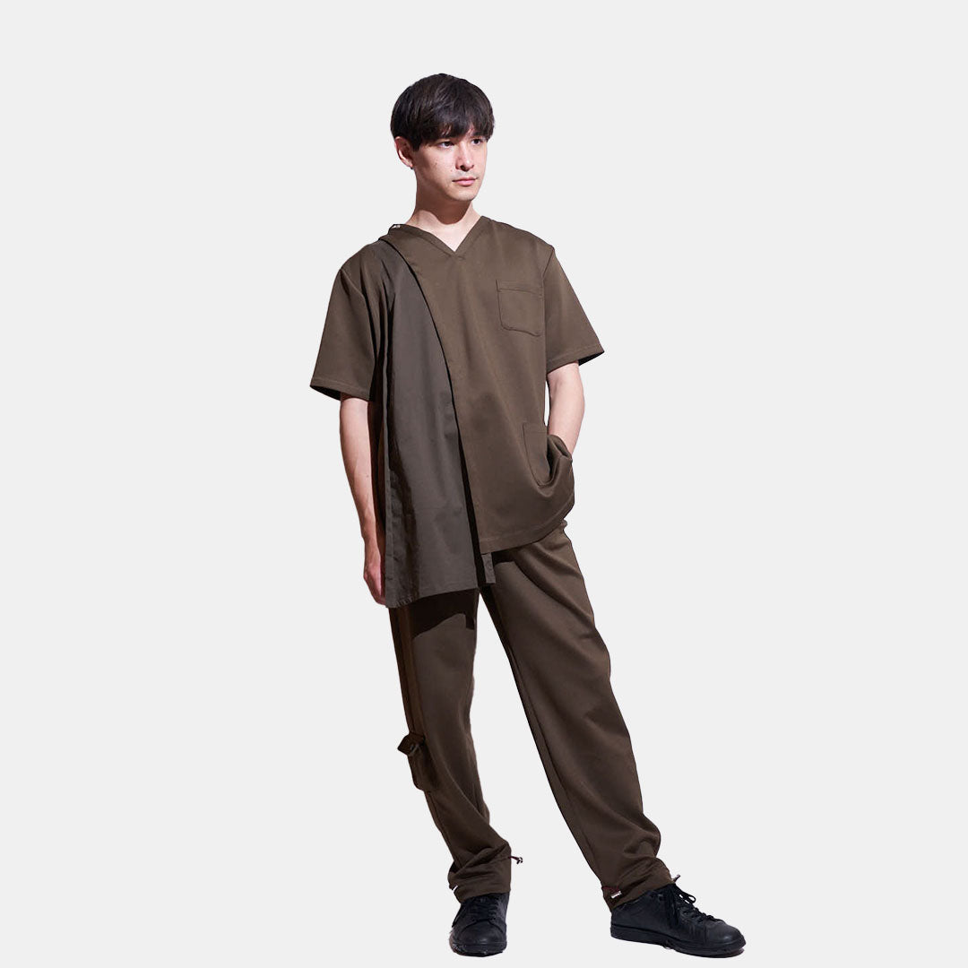 UNIC - Asymmetric Style Shirt Scrub (Unisex)