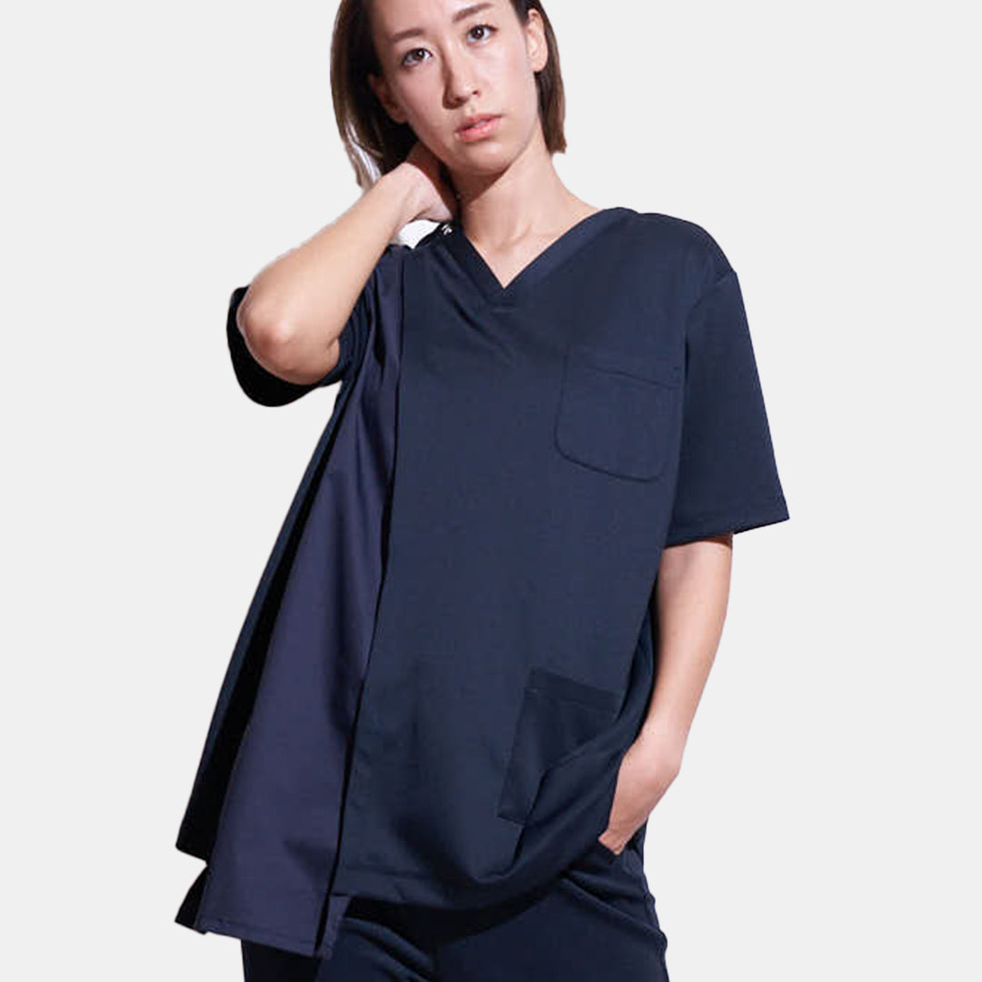 UNIC - Asymmetric Style Shirt Scrub (Unisex)